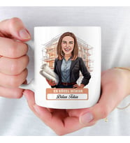 En Güzel Kadın Mimara hediye Karikatürlü Kupa Bardak