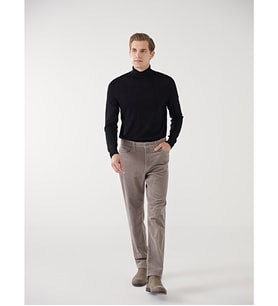 LCWAIKIKI Classic Bej Standart Kalıp Kadife Erkek Chino Pantolon