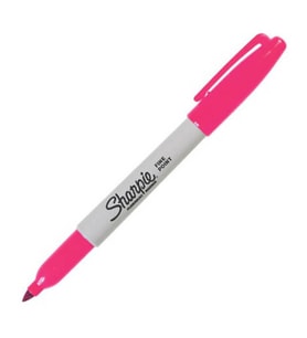 Sharpie Fine Permanent Markör Yuvarlak Uç Pembe 1785161