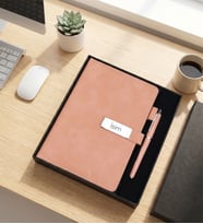 Özel Premium Kutulu Defter Kalem Seti