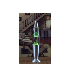 Lav Lambası Gece Lambası Büyük Boy Lav Lambası Lava Lamp Konsept 41 Cm Yeşil (Mavi)