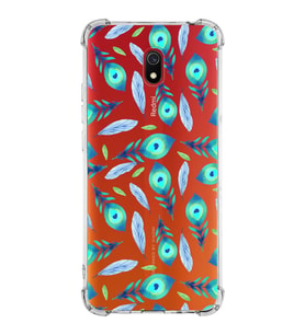 PrintiFy Xiaomi Redmi 8A Uyumlu Nazar Boncuğu 3 Baskılı Şeffaf Köşe Korumalı Antişok Kılıf
