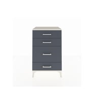 Hyperion Komodin 4 Çekmeceli 60x44x96 Aytaşı-Antrasit