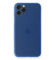 Durukar® iPhone 11 Pro Max Kılıf PP Ultra İnce Kapak - Mavi