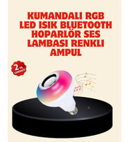 Northcity Bluetooth RGB LED Ampul - Akıllı Işık ve Hoparlör, E27 Uyumluluk