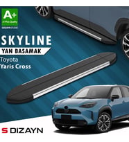 S-Dizayn Toyota Yaris Cross Skyline Krom Yan Basamak 183 Cm 2020 Üzeri A+ Kalite