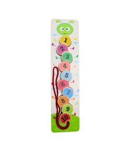 Panda Montessori Tırtıl İpe Geçirme