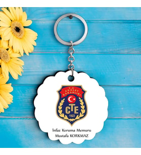 Ceza İnfaz Koruma Memurlarına Özel  İsimli Anahtarlık