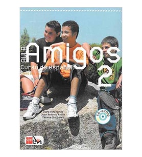 Aula Amigos 2 Libro del alumno+Portfolio+CD (Gri-Kırmızı)