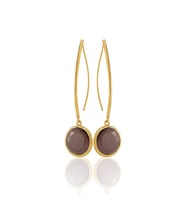 Kadir Jewellery 22 Ayar Altın Kaplama Vintage Küpe -El İşçiliği Ve Hipoalerjenik Küpe