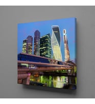 BİNALAR KANVAS TABLO 200x200cm