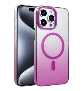 Durukar® iPhone 14 Pro Max Glossy Magsafe Kapak - Mor