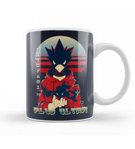 Tokoyami Fumikage Dark Shadow Boku No Kupa Bardak Porselen