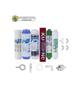 Purefer Açık kasa çift karbonlu Sertifikalı 6li Orijinal Lg Kuno mebran  alkalili