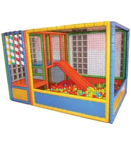 Softplay Kaydıraklı Top Havuzu 300x200x200 cm
