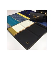 Etnik Desen Black Seri Twill Eşarp Eşarp Askısı ile Birlikte 90x90 cm Siyah Beya