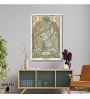Tekli Dikey Kanvas Alphonse Mucha Lebanese Princess