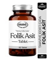 ERSAĞ Folik Asit C Vitamini ve Biotin İçeren Takviye Edici Gıda 60 Tablet