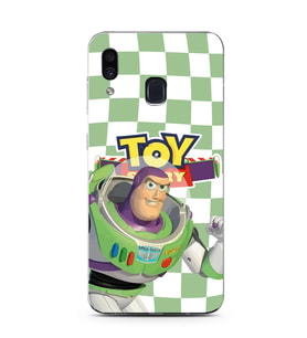 Samsung Galaxy A20/A30 Uyumlu Toy Story Buzz Desenli Şeffaf Telefon Kılıfı