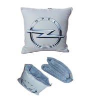 Opel Baskılı Battaniyeli Opsiyonel Yastık
