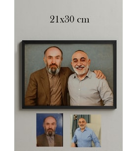 A4 Çerçeveli Fotoğraf Birleştirme