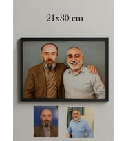 A4 Çerçeveli Fotoğraf Birleştirme