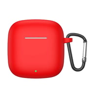 Microsonic Huawei FreeBuds SE 3 Kılıf Askılı Mat Silikon Kırmızı (Kırmızı)