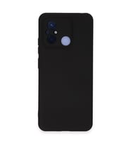 Xiaomi Redmi 12c Kılıf Nano İçi Kadife Silikon - Siyah