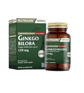 Nutraxin Ginkgo Biloba 60 Kapsül (Renksiz)