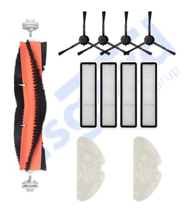 Dreame D10S, D10S PRO, D9 MAX GEN2 Uyumlu 1 Ana Fırça 4 Yan Fırça 4 Filtre 2 Mop PKT-iasgf0000216