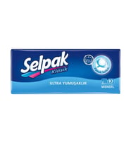 Selpak Klasik Mendil 4 Katlı 10X10 Paket (100 Adet)