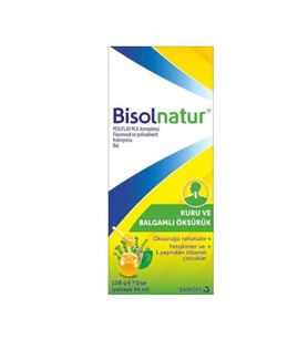 Bisolnatur Doğal İçerikli Öksürük Şurubu 128g