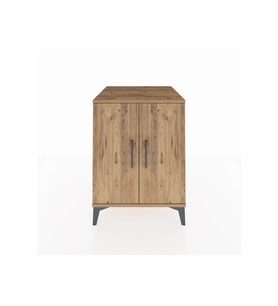 Kronos Komodin Tek Raflı 2 Kapaklı 60x59x80 Çam-Çam