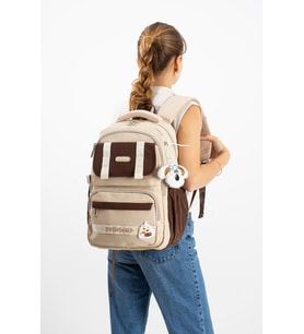 Ventis Unisex Okul Çantası Lise Ortaokul Sırt Çantası 43*30 Cm Su Geçirmez Kumaş Çok Cepli Vnt5-F