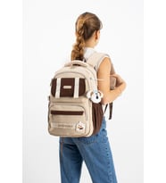 Ventis Unisex Okul Çantası Lise Ortaokul Sırt Çantası 43*30 Cm Su Geçirmez Kumaş Çok Cepli Vnt5-F