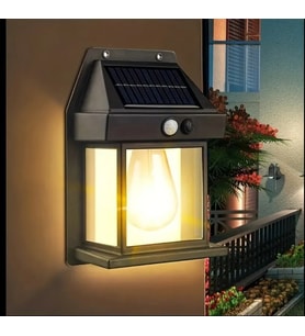 Güneş Enerjili Bahçe Led Ampul Hareket Sensörlü Bahçe Led  Su Geçirmez 3 Mod'lu