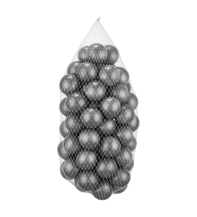 VaVbaby Oyun Havuz Topu Şişme Oyun Havuz Topları 6 Cm 50 Adet Silver