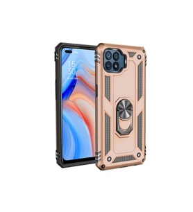 Mey İthalat® Reno 4 Lite Kılıf Sofya Yüzüklü Silikon Kapak -