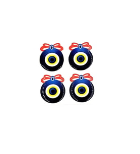 Nazar Boncuğu 4'lu Damla Sticker - Nazar Boncuğu Damlar Sticker 4'lu Takım