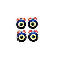 Nazar Boncuğu 4'lu Damla Sticker - Nazar Boncuğu Damlar Sticker 4'lu Takım