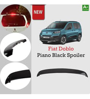 Fiat Doblo Bagaj Üstü Spoiler Piano Black 2023 Sonrası