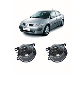 2004-2008 RENAULT MEGANE 2 SİS FARI SAĞ SOL TAKIM HALİNDE SİS LAMBASI