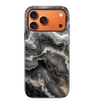 iPhone 17 Pro Velvet Kılıf Lansman İçi Kadife Temalı Desenli Silikon Chrome Mermer