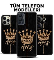 Kişiye Özel Resimli Telefon Kılıfı Hediyelik Telefon Kılıfı Baskılı Desenli Premium Taç