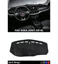 Fıat Egea (2007-2018) 3d Torpido Koruyucu Kılıf - Ön Göğüs Panel Kaplama - Siyah Şerit