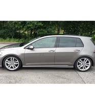 Vw Golf 7.5 R Marşpiyel Seti abs plastik , boyasız