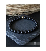Unisex - Negatif Enerjiden Korunmak Ve Odaklanmak Için Obsidyen Doğal Taş Bileklik  Kök Çakra!