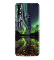 Tecno Spark 6 6 Go 8C 8 Pro 7 7 Spark 9 Pro Kılıf Desemli Silikon Kuzey Işıkları 1327