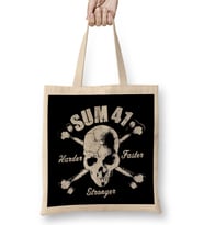 Band Vintage Sum 41 Harder Faster Bez Çanta Uzun Saplı