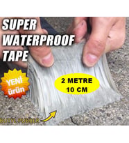 İzolasyon Bant Çamur Bant 2mtx10cm Tamir Bandı Tape Çatı Boru Çadır Pimaş Tamir Bandı Su Geçirmez